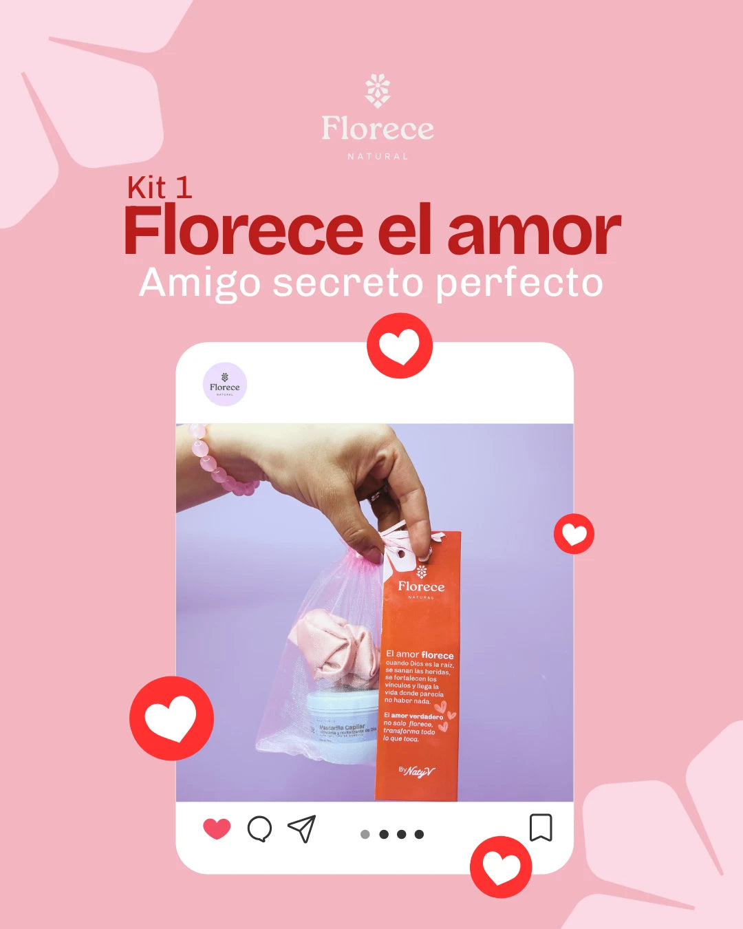 🌹 Kit Florece el Amor 1 – Amigo Secreto Perfecto
