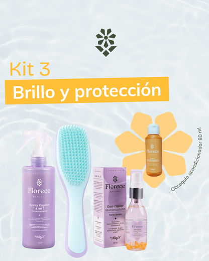 Kit vacaciones 3. Brillo y Protección - (Obsequio acondicionador)