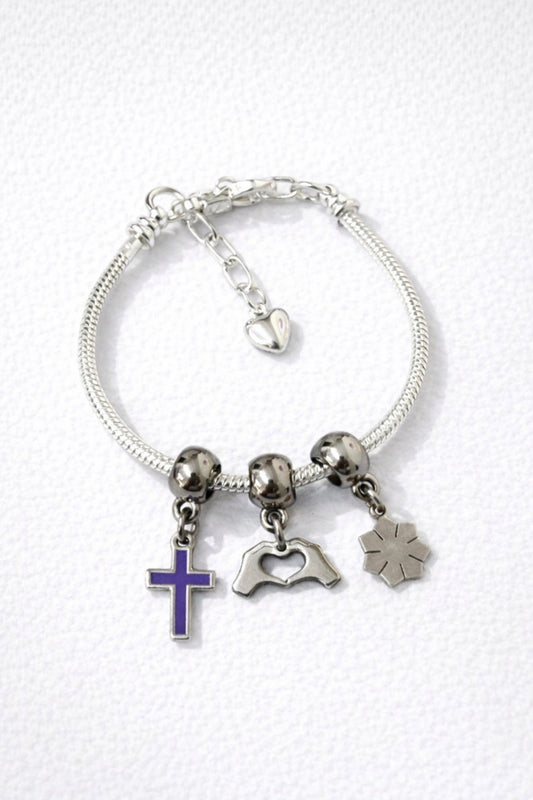 Brazalete Florece y Charms🌻