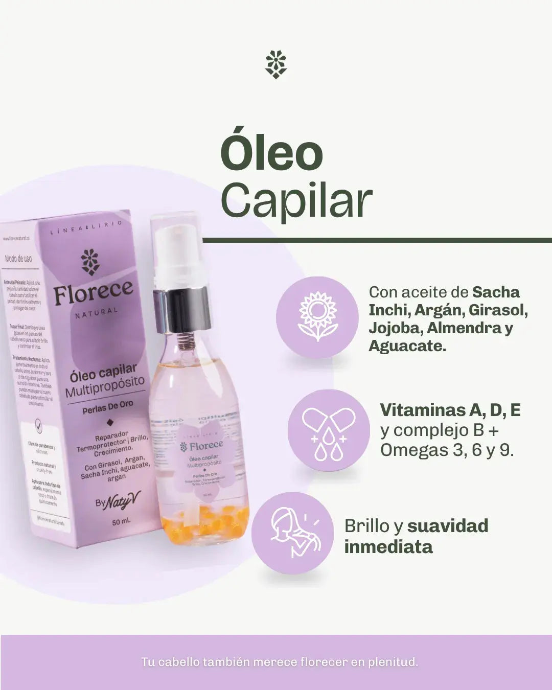 Óleo Capilar - Lirio Multifuncional