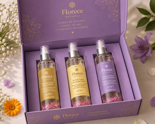 Caja trío perfumes capilares