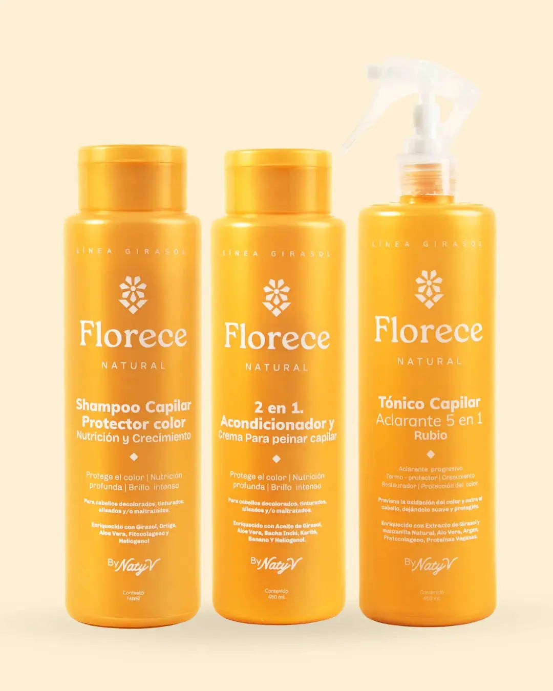 Kit Girasol Aclarado Capilar – Florece Natural By Naty V