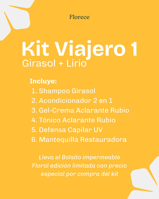 🌞 Kit Viajero Girasol + Lirio