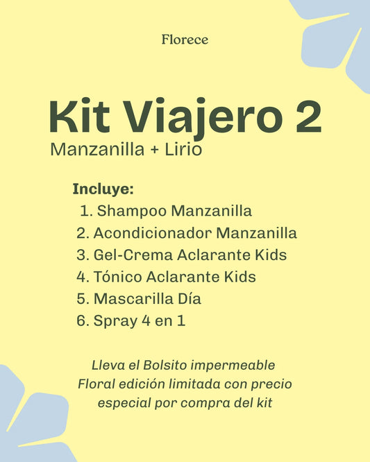🌼 Kit Viajero Manzanilla + Lirio