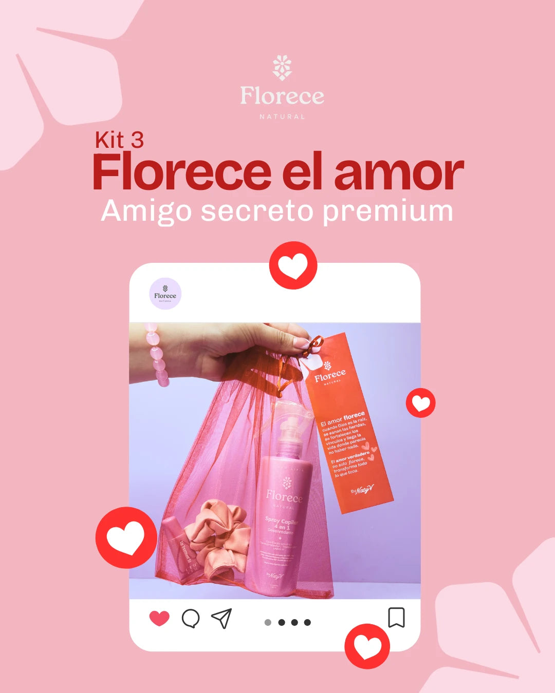 🌸 Kit Florece el Amor 3 – Amigo Secreto Premium